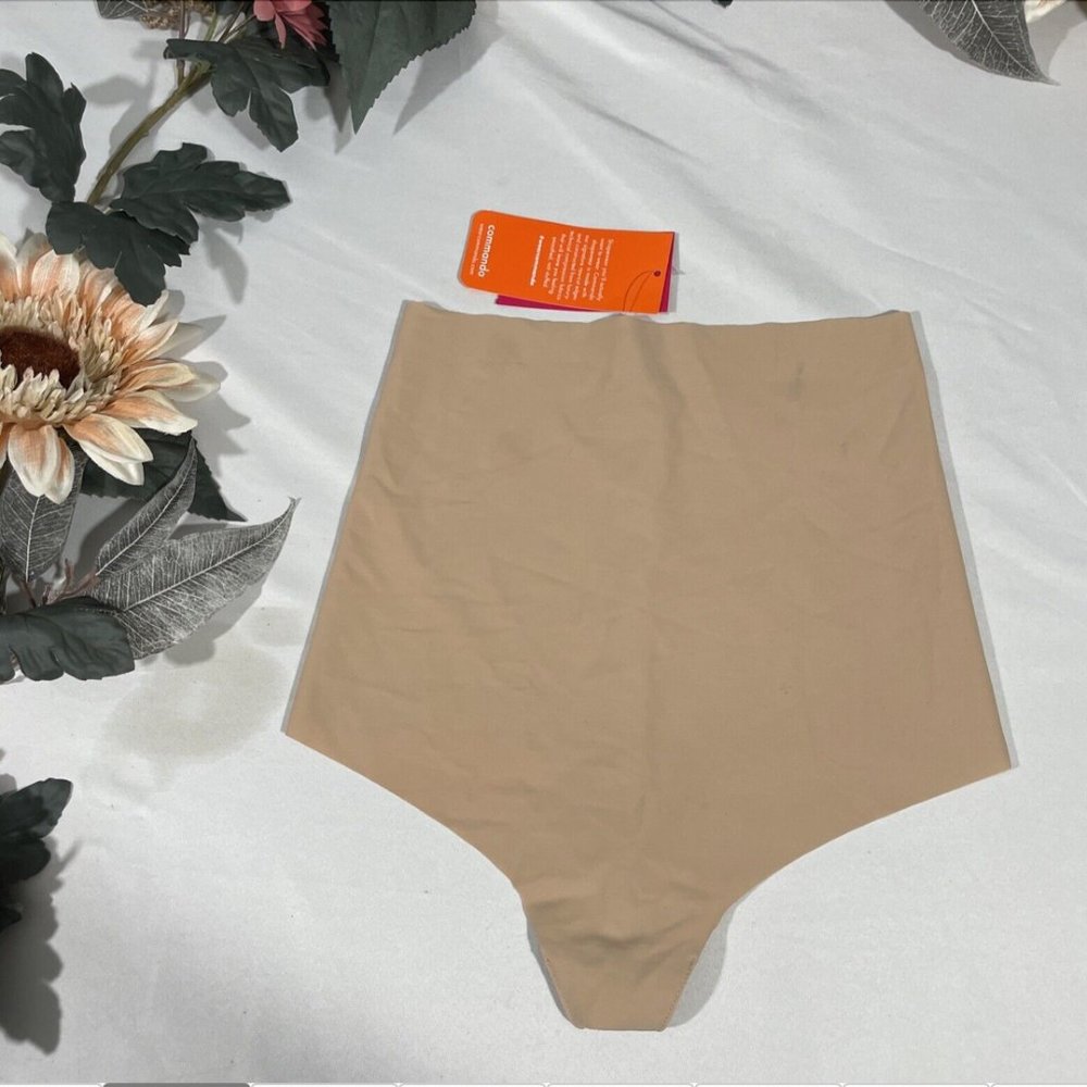 NEW $38 Commando [ Small ] Control Top Thong in‎ True Nude #5258 - Picture 2 of 11